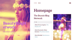 Desktop Screenshot of beautyblognetwork.com