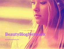 Tablet Screenshot of beautyblognetwork.com